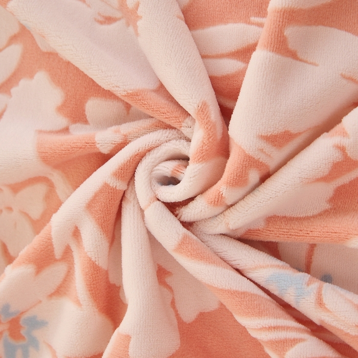 91家纺网 家纺一手货源 找家纺 菡宝 【第一批】2025雕花绒牛奶绒四件套-邦尼兔-支持定做定制尺寸 笙如夏花粉