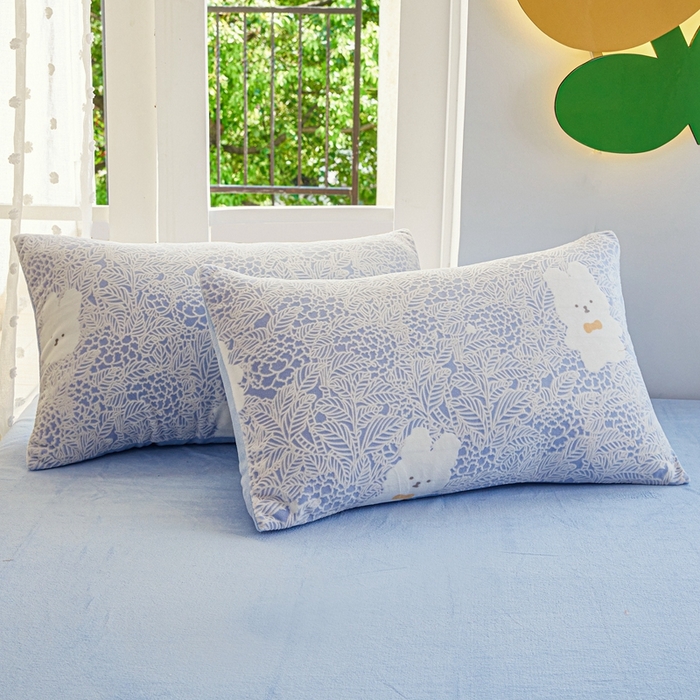 91家纺网 家纺一手货源 找家纺 菡宝 【第一批】2025雕花绒牛奶绒四件套-邦尼兔-支持定做定制尺寸 邦尼兔蓝