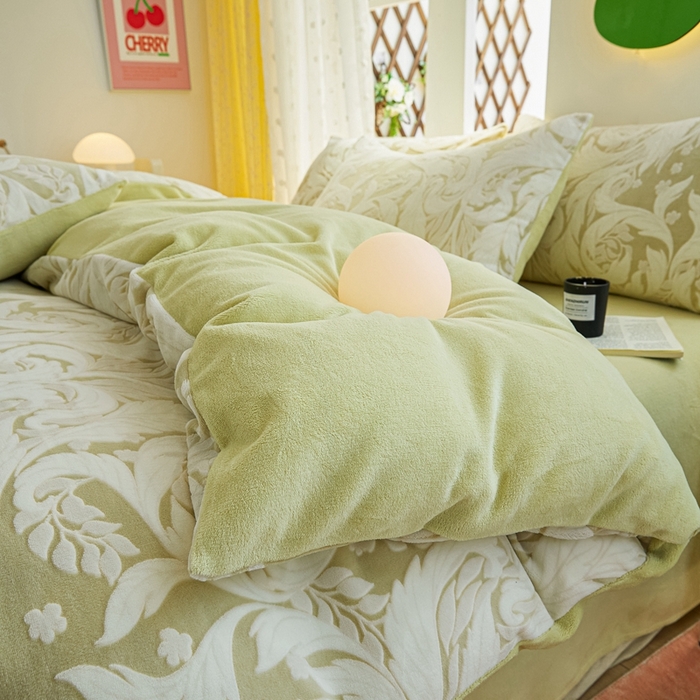 91家纺网 家纺一手货源 找家纺 菡宝 【第一批】2025雕花绒牛奶绒四件套-邦尼兔-支持定做定制尺寸 图澜朵