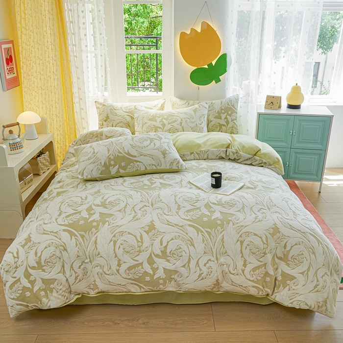 91家纺网 家纺一手货源 找家纺 菡宝 【第一批】2025雕花绒牛奶绒四件套-邦尼兔-支持定做定制尺寸 图澜朵