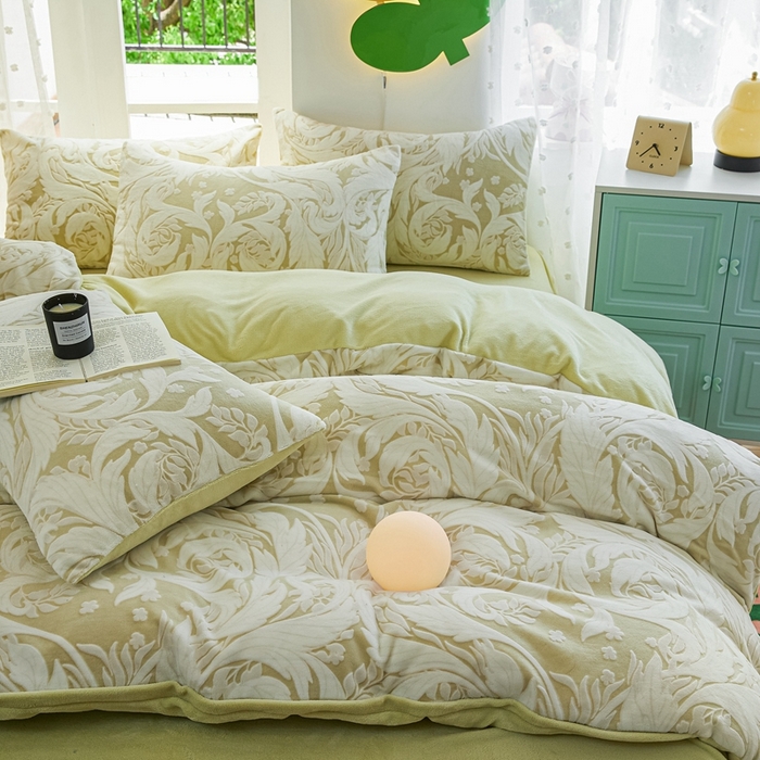 91家纺网 家纺一手货源 找家纺 菡宝 【第一批】2025雕花绒牛奶绒四件套-邦尼兔-支持定做定制尺寸 图澜朵