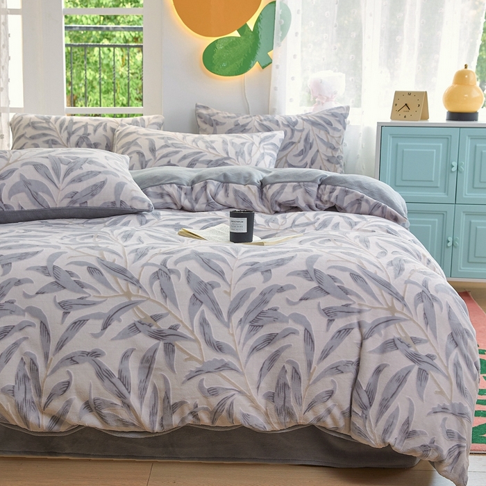 91家纺网 家纺一手货源 找家纺 菡宝 【第一批】2025雕花绒牛奶绒四件套-邦尼兔-支持定做定制尺寸 倾羽