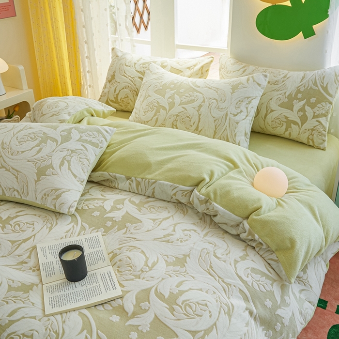 91家纺网 家纺一手货源 找家纺 菡宝 【第一批】2025雕花绒牛奶绒四件套-邦尼兔-支持定做定制尺寸 图澜朵