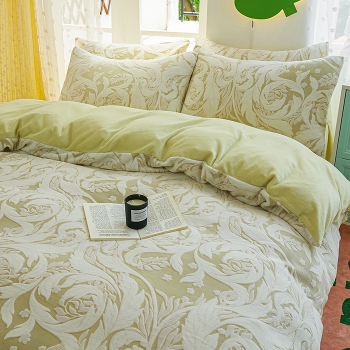 91家纺网 家纺一手货源 找家纺 菡宝 【第一批】2025雕花绒牛奶绒四件套-邦尼兔-支持定做定制尺寸 图澜朵