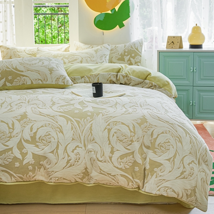 91家纺网 家纺一手货源 找家纺 菡宝 【第一批】2025雕花绒牛奶绒四件套-邦尼兔-支持定做定制尺寸 图澜朵