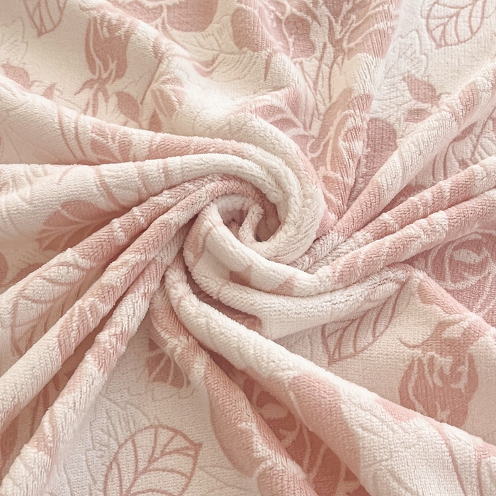 91家纺网 家纺一手货源 找家纺 菡宝 【第一批】2025雕花绒牛奶绒四件套-邦尼兔-支持定做定制尺寸 玫瑰花香粉