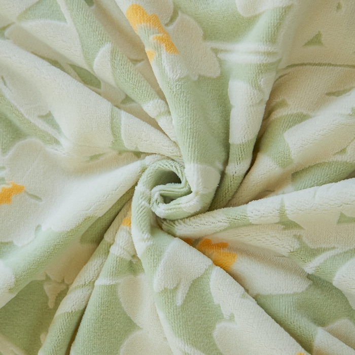 91家纺网 家纺一手货源 找家纺 菡宝 【第一批】2025雕花绒牛奶绒四件套-邦尼兔-支持定做定制尺寸 笙如夏花绿