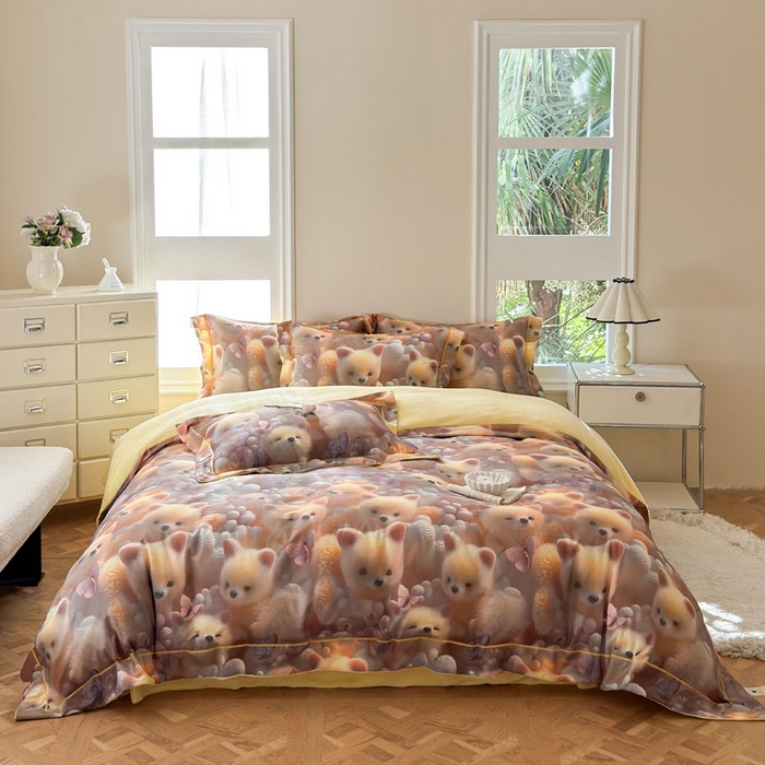 91家纺网 家纺一手货源 找家纺 （总）7V 2025新款纯棉加绒四件套