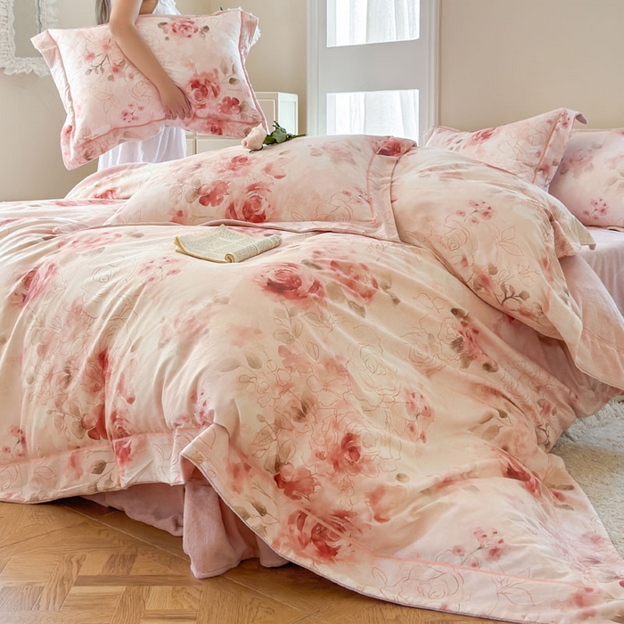 91家纺网 家纺一手货源 找家纺 （总）7V 2025新款纯棉加绒四件套