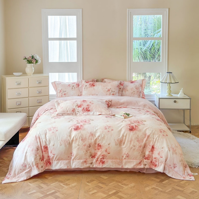 91家纺网 家纺一手货源 找家纺 大宽边A纯棉B牛奶绒四件套133*72全棉加绒法兰宝宝兔绒水晶 小绵羊