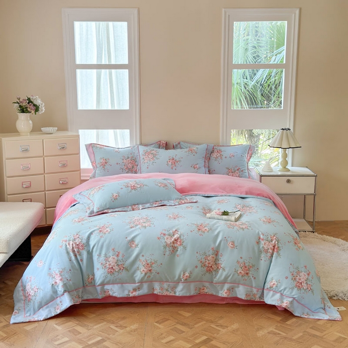 7V 2025新款纯棉加绒四件套 花之茵