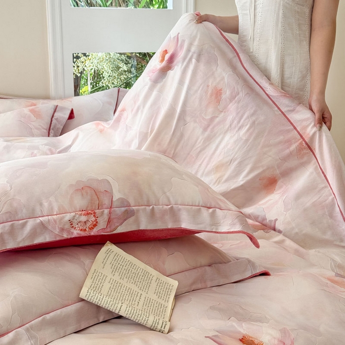 91家纺网 家纺一手货源 找家纺 7V 2025新款纯棉加绒四件套 水宫仙子