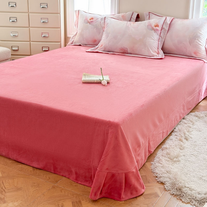 91家纺网 家纺一手货源 找家纺 7V 2025新款纯棉加绒四件套 水宫仙子