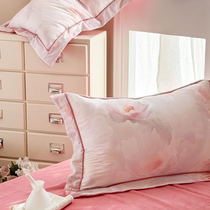 91家纺网 家纺一手货源 找家纺 7V 2025新款纯棉加绒四件套 水宫仙子