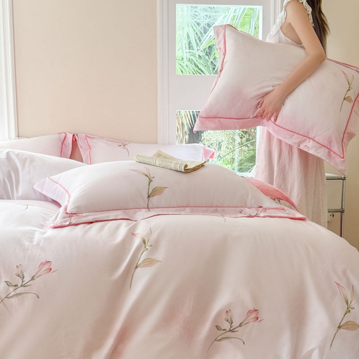 91家纺网 家纺一手货源 找家纺 7V 2025新款纯棉加绒四件套 一见倾心