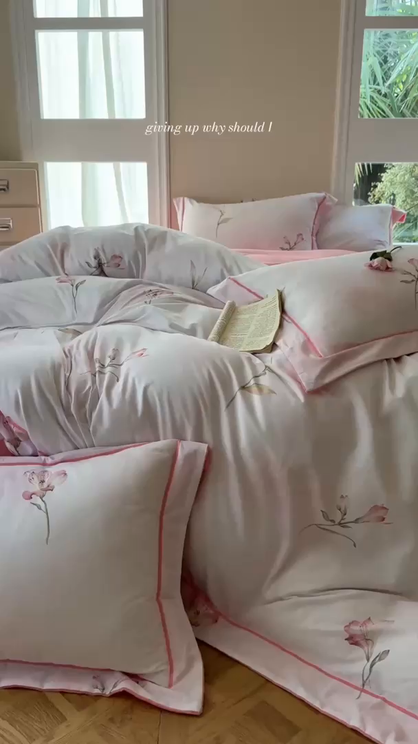 91家纺网 家纺一手货源 找家纺 7V 2025新款纯棉加绒四件套 一见倾心