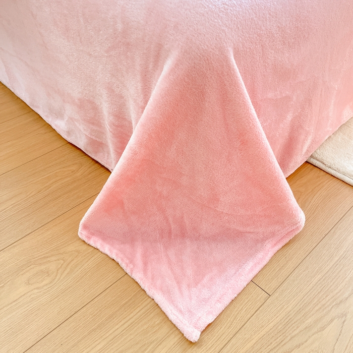 91家纺网 家纺一手货源 找家纺 川悦生活 2025新款高克重牛奶绒四件套-系列二 奶油噗妮-粉