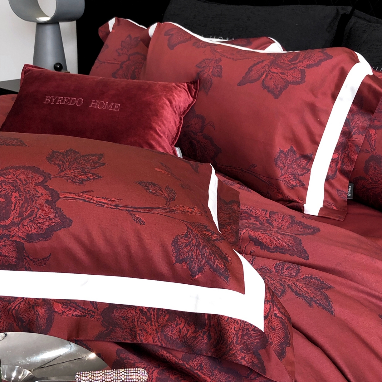 91家纺网 家纺一手货源 找家纺 （总）馨蕊家居 2025新款秋冬新品高奢简约活性数码印花四件套-柏林