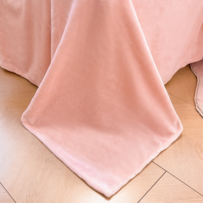 91家纺网 家纺一手货源 找家纺 川悦生活 2025新款高克重牛奶绒四件套-系列二 暖星星-粉