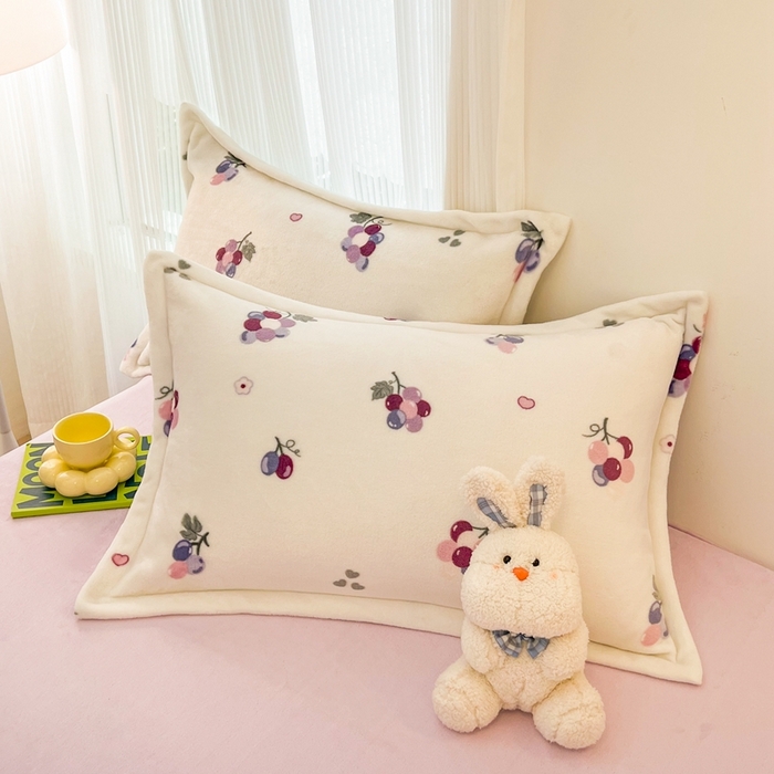 91家纺网 家纺一手货源 找家纺 川悦生活 2025新款高克重牛奶绒四件套-系列二 葡萄庄园