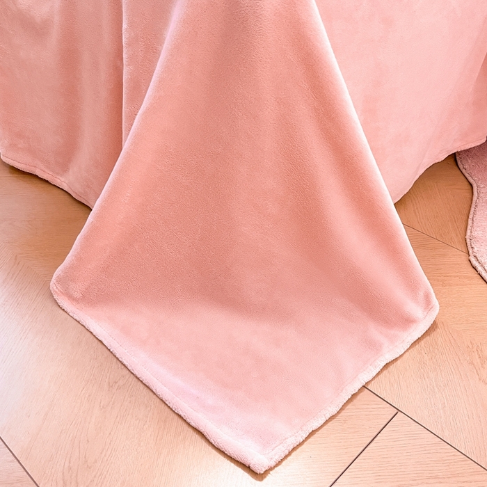 91家纺网 家纺一手货源 找家纺 川悦生活 2025新款高克重牛奶绒四件套-系列二 小芙蝶意-奶粉