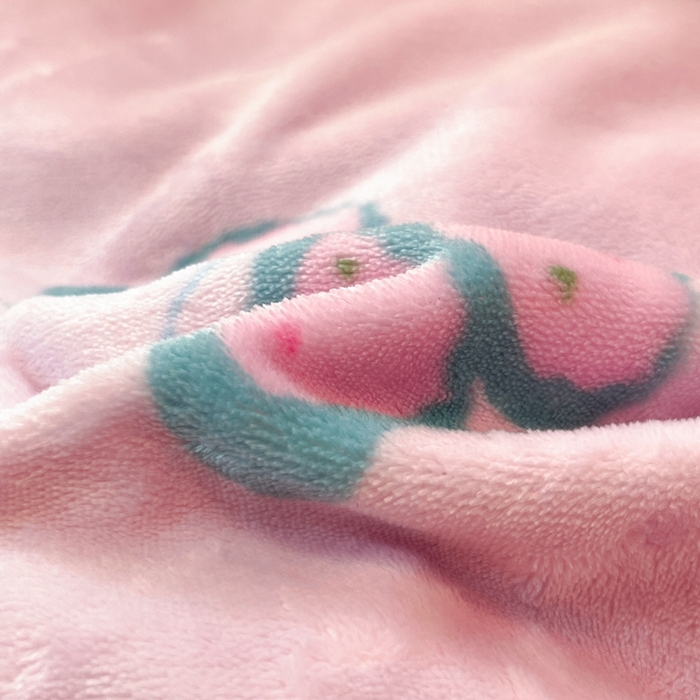 91家纺网 家纺一手货源 找家纺 川悦生活 2025新款高克重牛奶绒四件套-系列二 小芙蝶意-奶粉