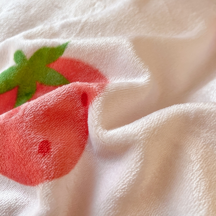 91家纺网 家纺一手货源 找家纺 川悦生活 2025新款加厚保暖高克重牛奶绒宿舍三件套 奶莓小兔