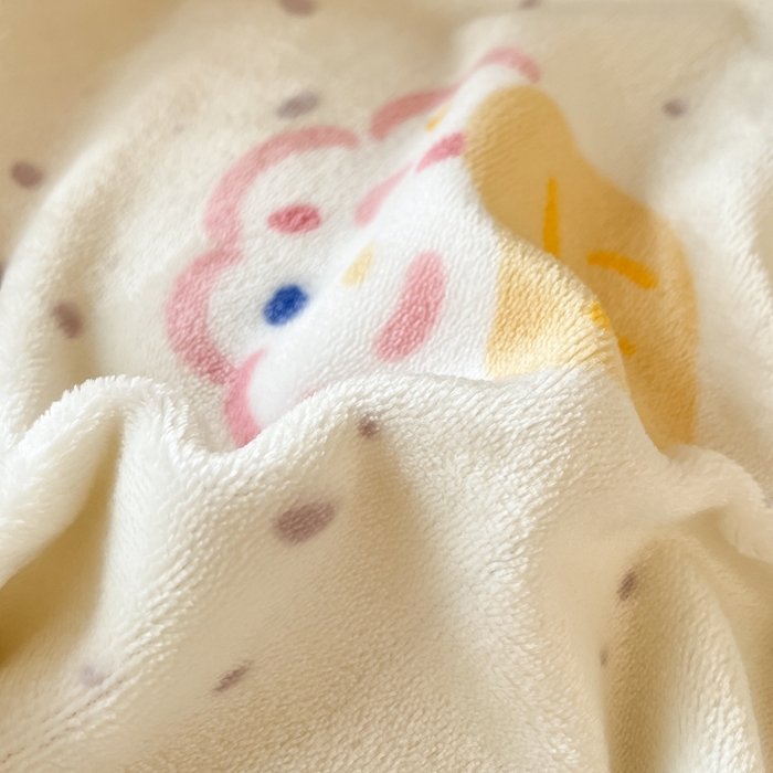 91家纺网 家纺一手货源 找家纺 川悦生活 2025新款加厚保暖高克重牛奶绒宿舍三件套 奶油噗妮-咖