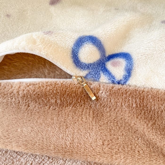 91家纺网 家纺一手货源 找家纺 川悦生活 2025新款加厚保暖高克重牛奶绒宿舍三件套 奶油噗妮-咖