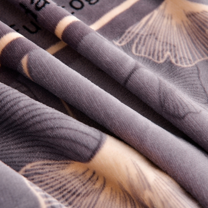 91家纺网 家纺一手货源 找家纺 芯诗曼2025新款8.5斤直播热款高克重牛奶绒法莱绒水晶金貂法莱绒四件套 叶语