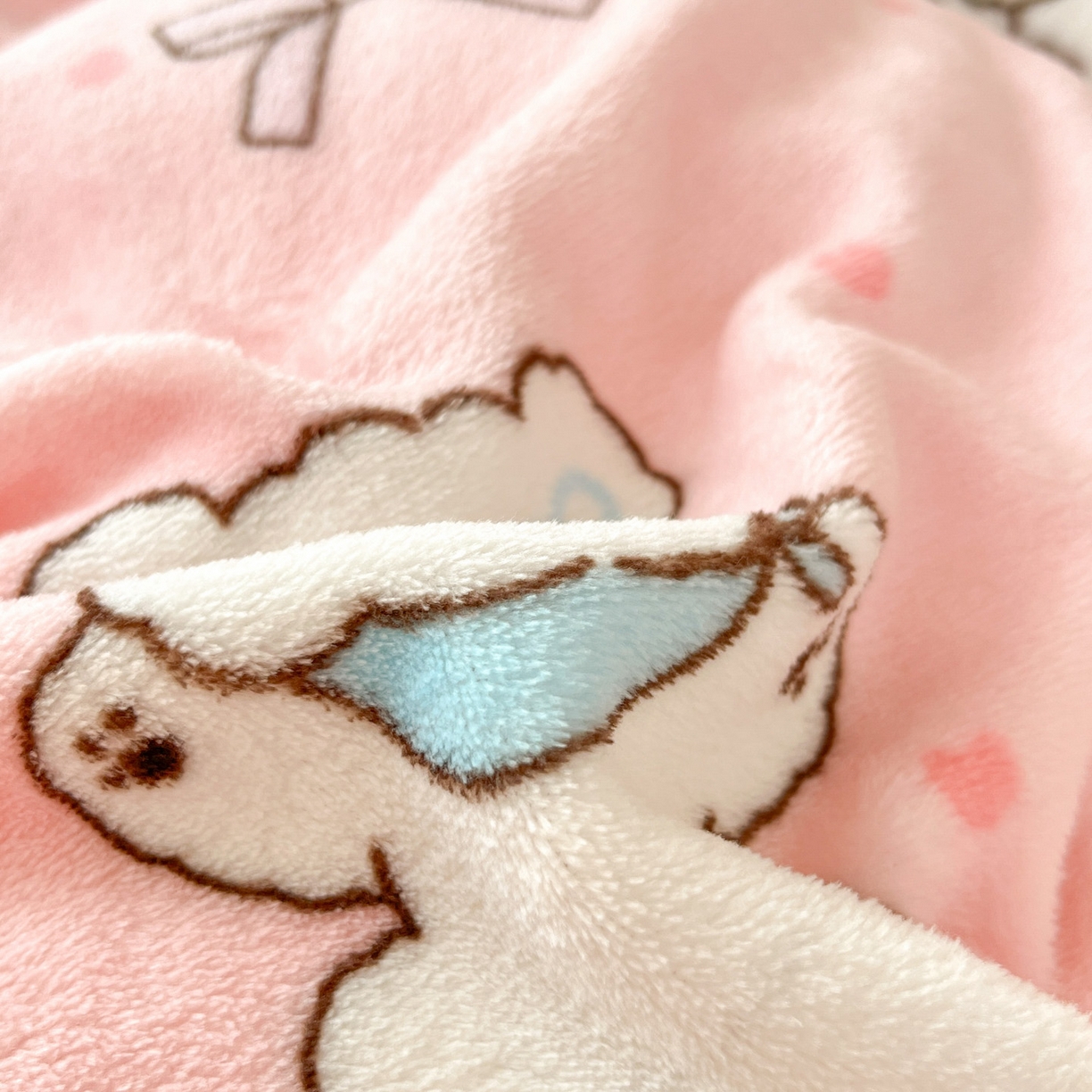 91家纺网 家纺一手货源 找家纺 川悦生活 2025新款加厚保暖高克重牛奶绒宿舍三件套 甜蜜小狗蓝