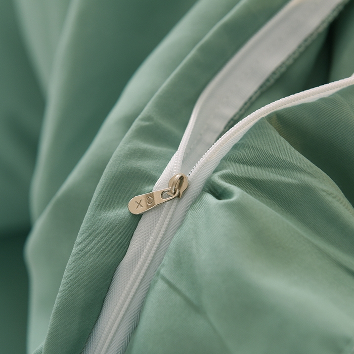 91家纺网 家纺一手货源 找家纺 后庭寝室 2025新款公主风亲肤磨毛蝴蝶结四件套-爱巢 爱巢-深绿