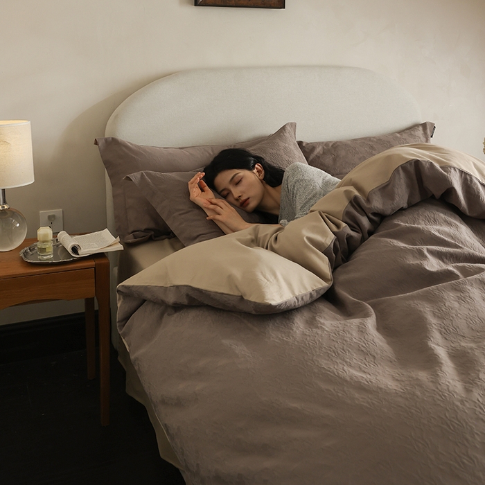 91家纺网 家纺一手货源 找家纺 （总）风向标家纺 2025新款提花100S磨毛四件套-复古莫里斯系列-风格二