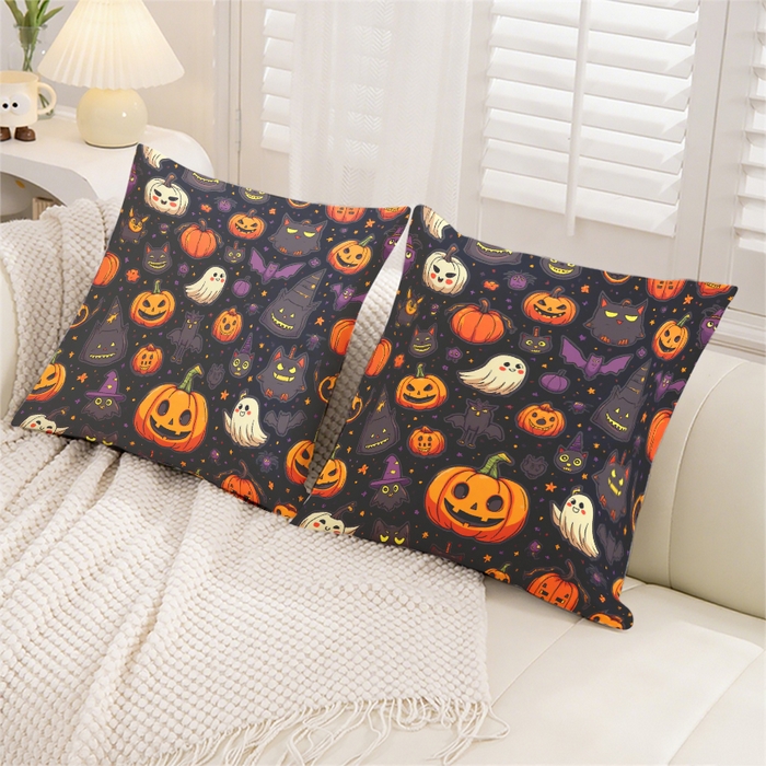 91家纺网 家纺一手货源 找家纺 合纵跨境工厂 2025新款一件定制pod模式跨境抱枕套一件代发亚马逊速卖通24小时内发货磨毛水晶绒材质-万圣节主题 1XM58262004