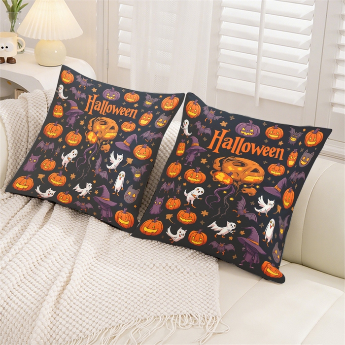 91家纺网 家纺一手货源 找家纺 合纵跨境工厂 2025新款一件定制pod模式跨境抱枕套一件代发亚马逊速卖通24小时内发货磨毛水晶绒材质-万圣节主题 1XM58262015