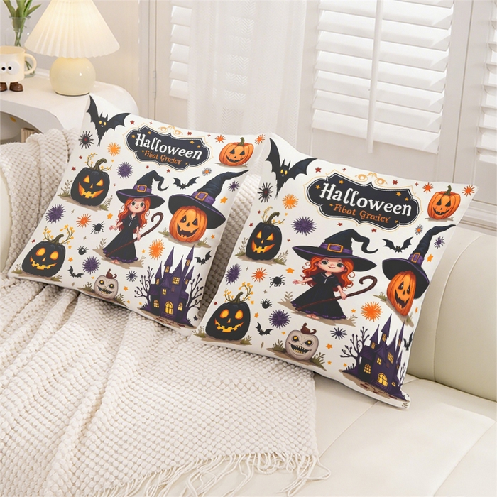 91家纺网 家纺一手货源 找家纺 合纵跨境工厂 2025新款一件定制pod模式跨境抱枕套一件代发亚马逊速卖通24小时内发货磨毛水晶绒材质-万圣节主题 1XM58262018