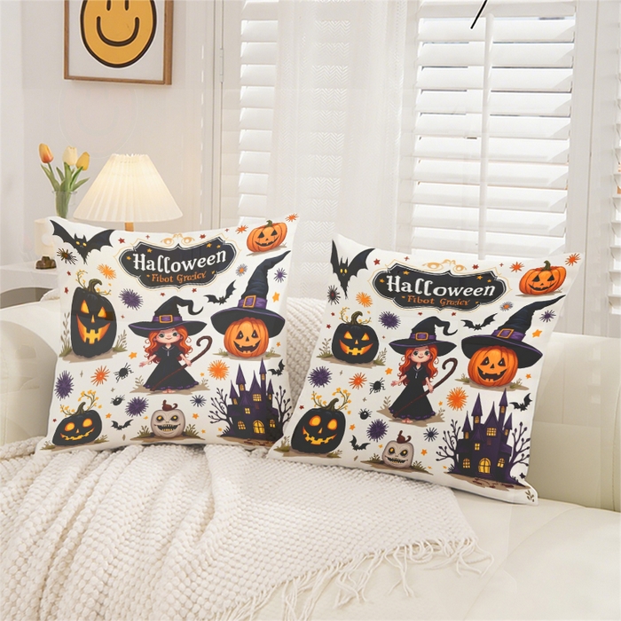 91家纺网 家纺一手货源 找家纺 合纵跨境工厂 2025新款一件定制pod模式跨境抱枕套一件代发亚马逊速卖通24小时内发货磨毛水晶绒材质-万圣节主题 1XM58262018