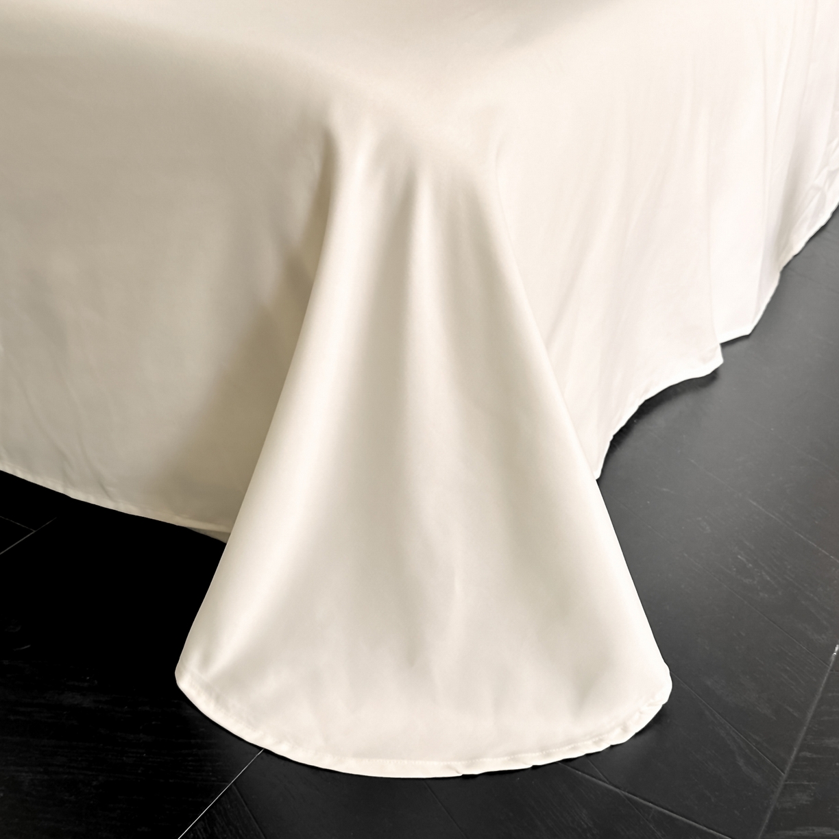 91家纺网 家纺一手货源 找家纺 博纳家纺 2025新款亲肤棉法式奶油风四件套-芙蕾雅 象牙白