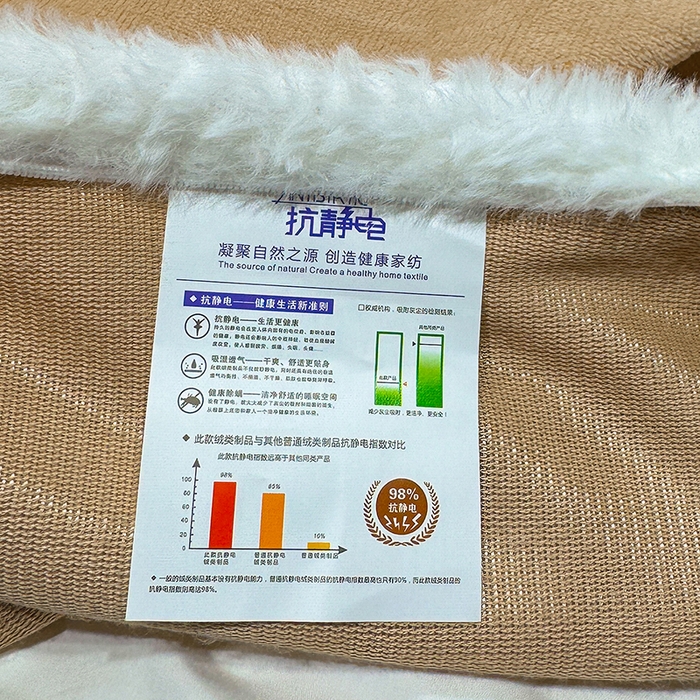 91家纺网 家纺一手货源 找家纺 鹿辉家居（原吉欧力） 2025新款牛奶绒8.5斤立体雕花兔毛绒包边四件套 古韵花香