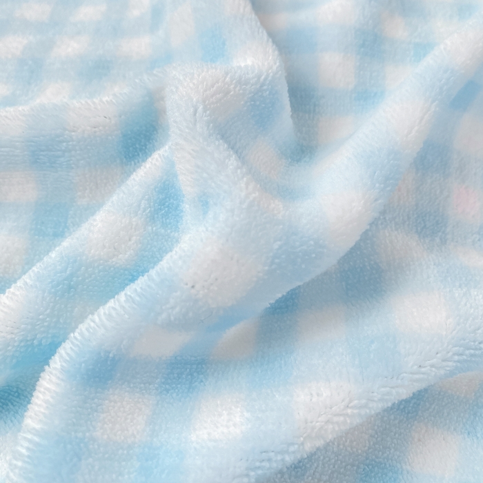 91家纺网 家纺一手货源 找家纺 雨帆家纺 2025新款可爱卡通牛奶绒贴布绣四件套 蓝格西高地