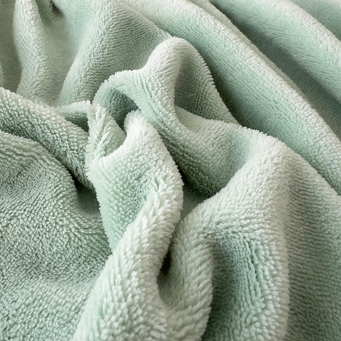 91家纺网 家纺一手货源 找家纺 芷凡家纺 2025新款A类纯色条纹格子加厚牛奶绒床笠 牛奶绒床笠-藻绿