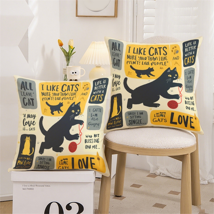 91家纺网 家纺一手货源 找家纺 （总）合纵跨境工厂 2025新款一件定制跨境抱枕套代发shein亚马逊速卖通24小时内发货磨毛水晶绒材质-卡通主题抱枕套