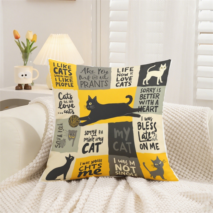 91家纺网 家纺一手货源 找家纺 （总）合纵跨境工厂 2025新款一件定制跨境抱枕套代发shein亚马逊速卖通24小时内发货磨毛水晶绒材质-卡通主题抱枕套