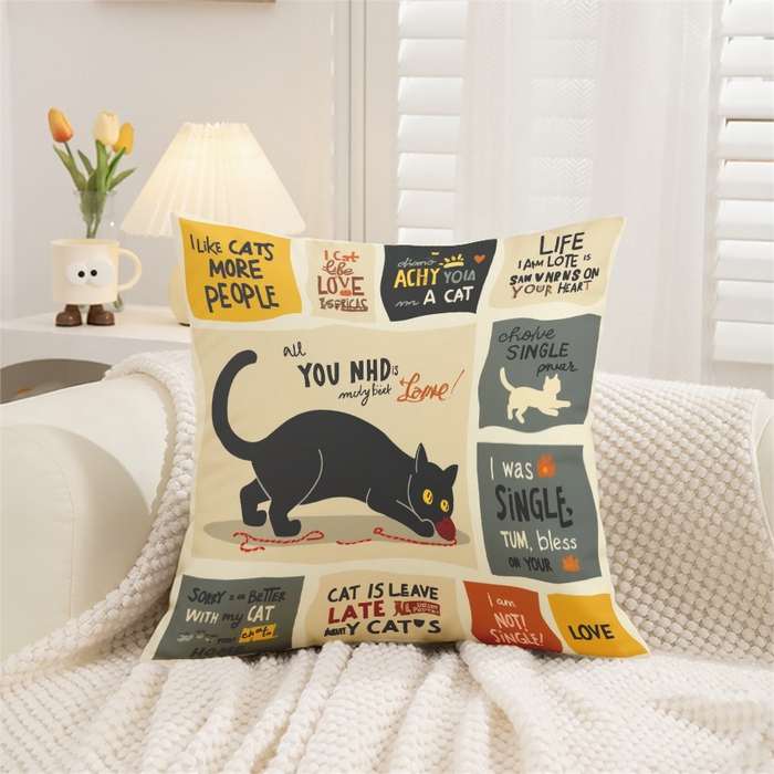 91家纺网 家纺一手货源 找家纺 （总）合纵跨境工厂 2025新款一件定制跨境抱枕套代发shein亚马逊速卖通24小时内发货磨毛水晶绒材质-卡通主题抱枕套