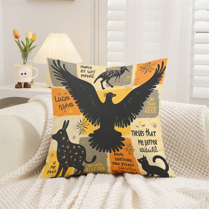 91家纺网 家纺一手货源 找家纺 （总）合纵跨境工厂 2025新款一件定制跨境抱枕套代发shein亚马逊速卖通24小时内发货磨毛水晶绒材质-卡通主题抱枕套