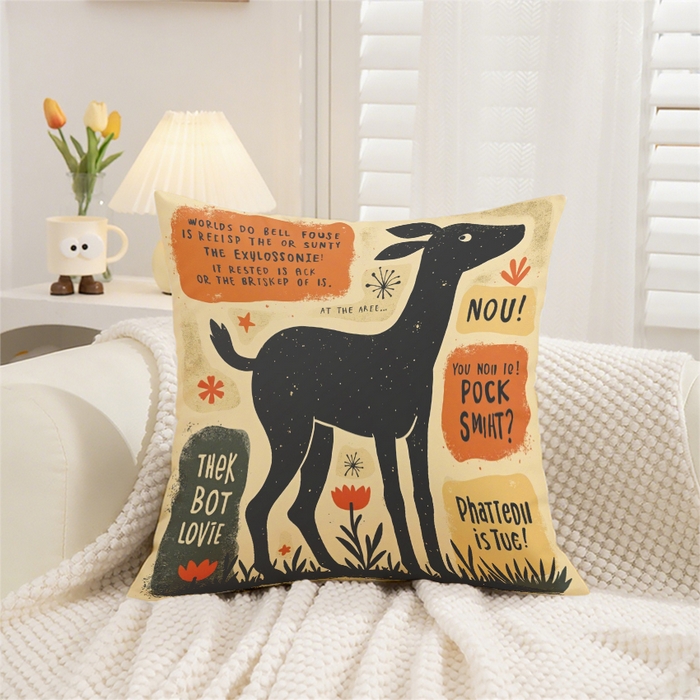 91家纺网 家纺一手货源 找家纺 （总）合纵跨境工厂 2025新款一件定制跨境抱枕套代发shein亚马逊速卖通24小时内发货磨毛水晶绒材质-卡通主题抱枕套