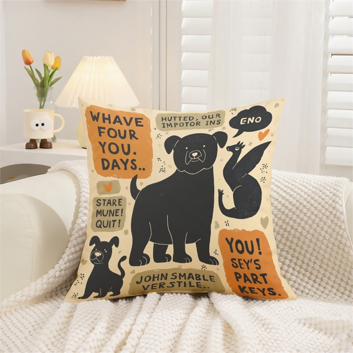 91家纺网 家纺一手货源 找家纺 （总）合纵跨境工厂 2025新款一件定制跨境抱枕套代发shein亚马逊速卖通24小时内发货磨毛水晶绒材质-卡通主题抱枕套