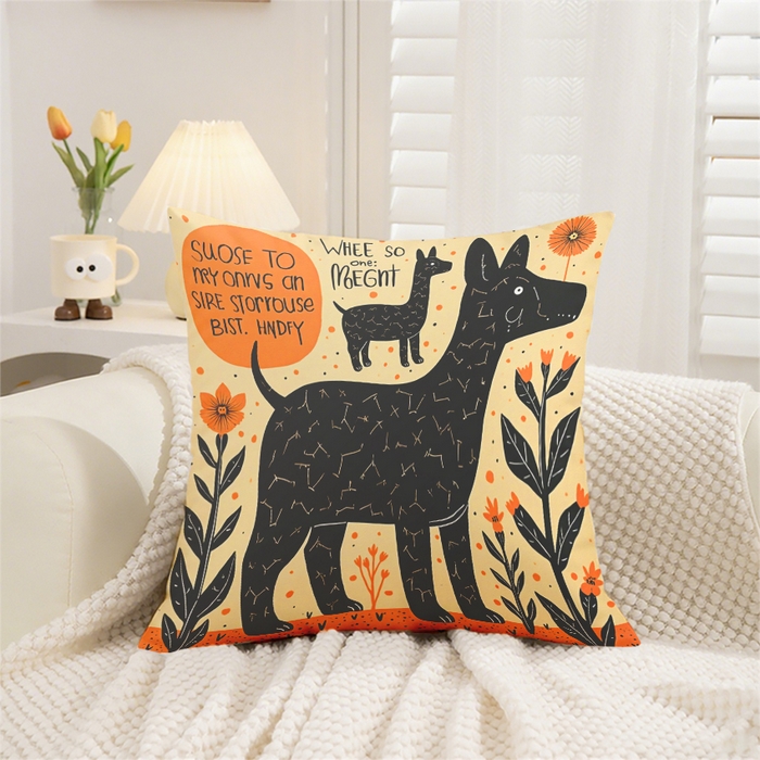 91家纺网 家纺一手货源 找家纺 （总）合纵跨境工厂 2025新款一件定制跨境抱枕套代发shein亚马逊速卖通24小时内发货磨毛水晶绒材质-卡通主题抱枕套