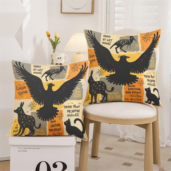 91家纺网 家纺一手货源 找家纺 合纵跨境工厂 2025新款一件定制跨境抱枕套代发shein亚马逊速卖通24小时内发货磨毛水晶绒材质-卡通主题抱枕套 1XM58261011