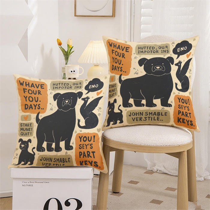 91家纺网 家纺一手货源 找家纺 合纵跨境工厂 2025新款一件定制跨境抱枕套代发shein亚马逊速卖通24小时内发货磨毛水晶绒材质-卡通主题抱枕套 1XM58261015